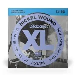 D’Addario EXL116 Medium Top/Heavy Bottom – Nickel Wound Electric Guitar Strings
