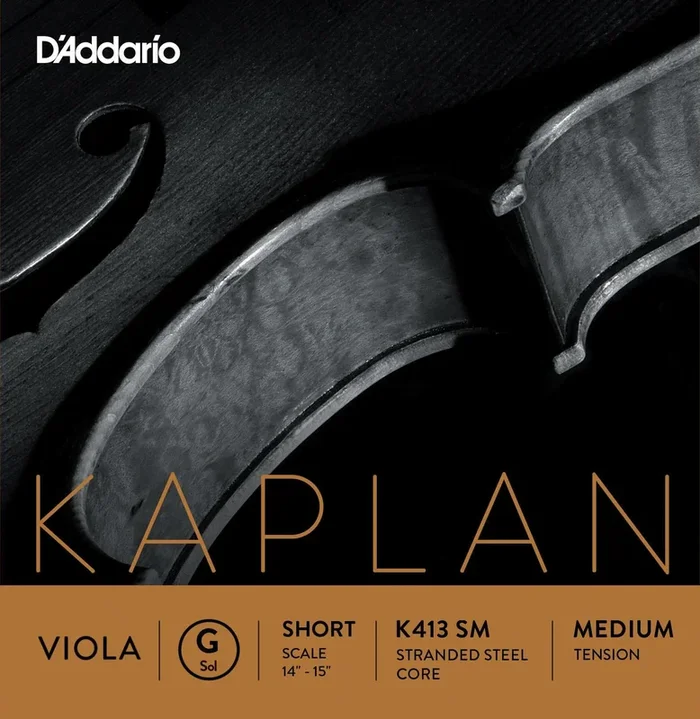 D’Addario Kaplan Viola String Set, Short Scale, Medium Tension