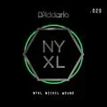 D’Addario NYNW020 NYXL Nickel Wound Electric Guitar Single String, .020 Standard