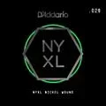 D’Addario NYNW026 NYXL Nickel Wound Electric Guitar Single String, .026 Standard