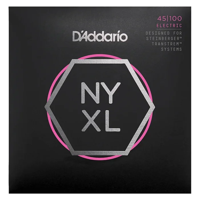 D’Addario NYXL Bass Strings 45-100 Double Ball End for Steinberger Bass