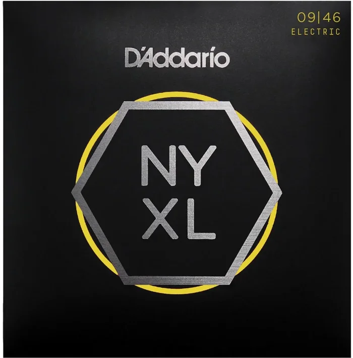 D’Addario NYXL0946 Nickel Wound Electric Guitar Strings, Super Light Top – Regular Bottom, 9-46