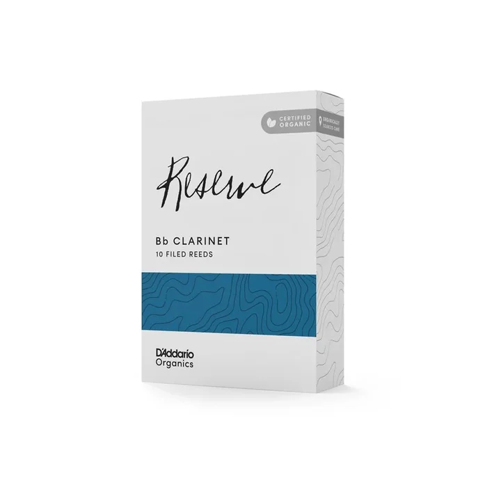 D’Addario Organic Reserve Bb Clarinet Reeds, 10-Pack
