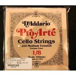 D’Addario Pro-Arte 1/8 Scale Cello Strings Set