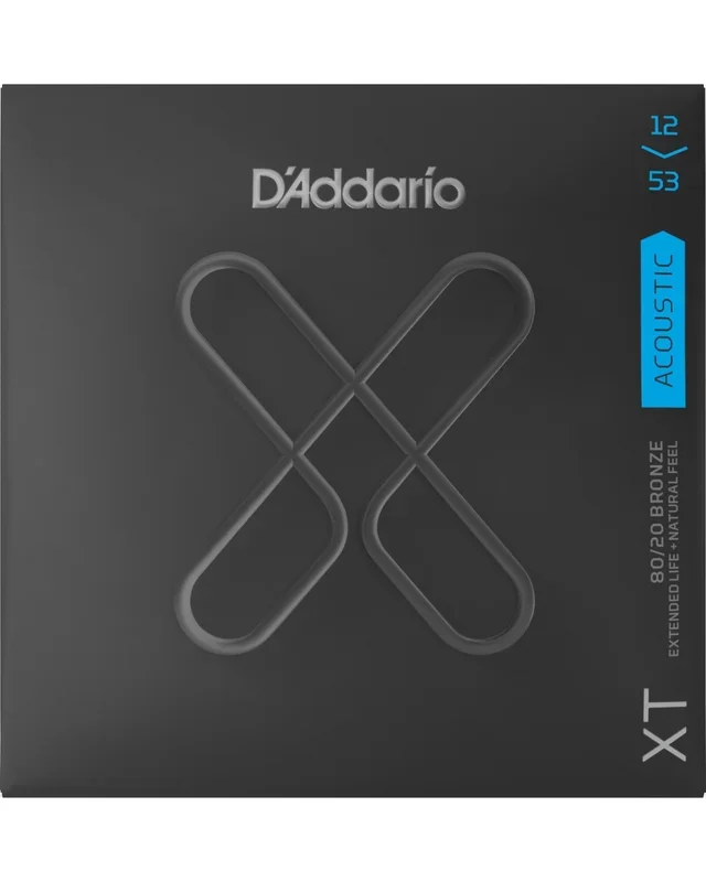 D’Addario XT 80/20 Bronze Regular Light Gauge Acoustic Guitar Strings
