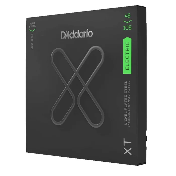 D’Addario XTB45105 Bass Guitar Strings XT 45-105 Long Scale Light Top/Medium Bottom