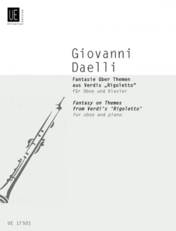Daelli – Fantasy Themes From Rigolletto Oboe/Piano (Softcover Book)