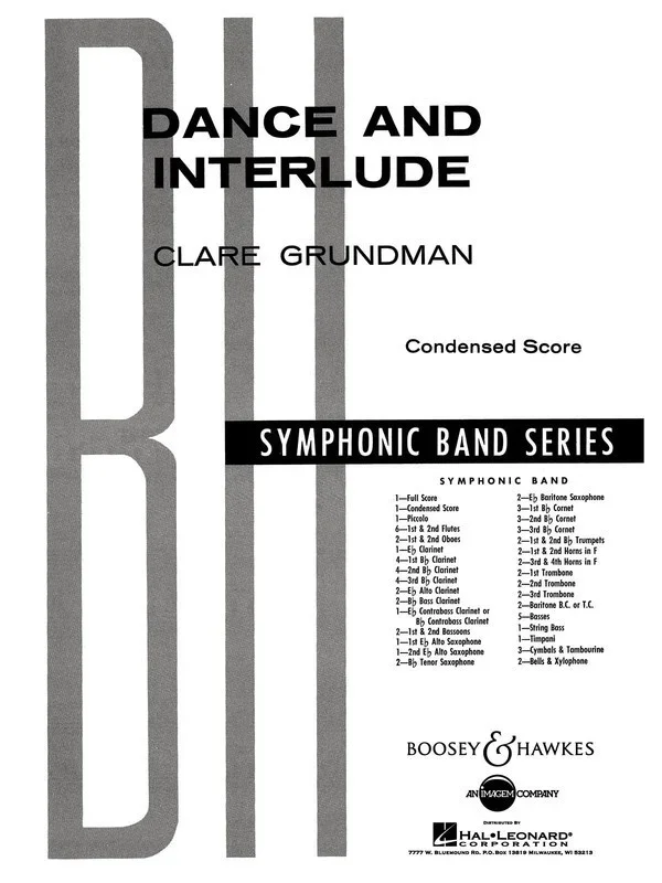 Dance/Interlude Cond Book