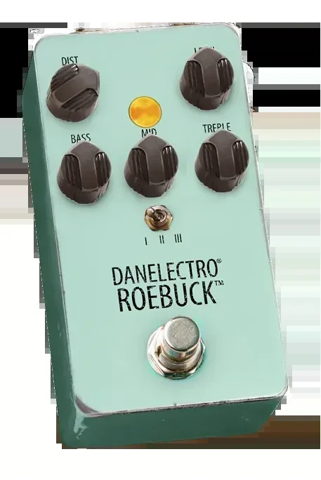 Danelectro Roebuck Distortion Guitar Pedal with Dual Clipping Options