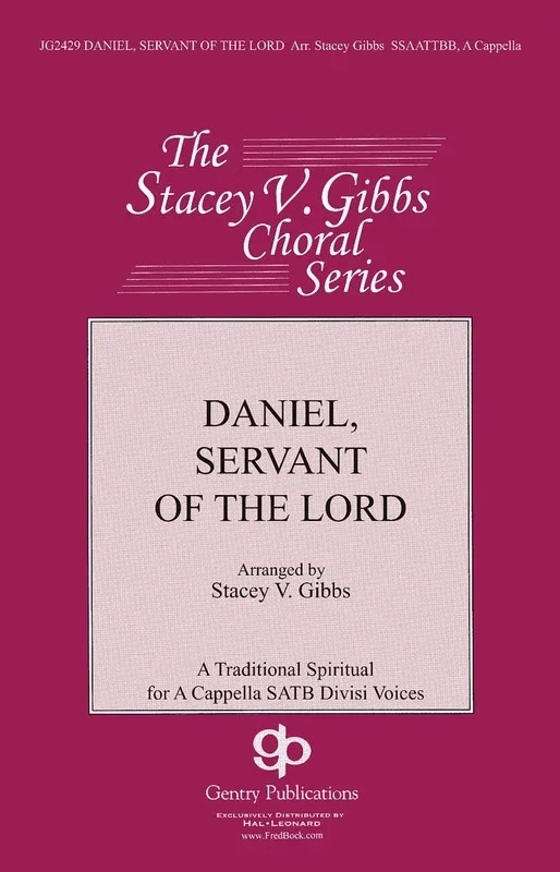 Daniel Servant Of The Lord SATB (Octavo)