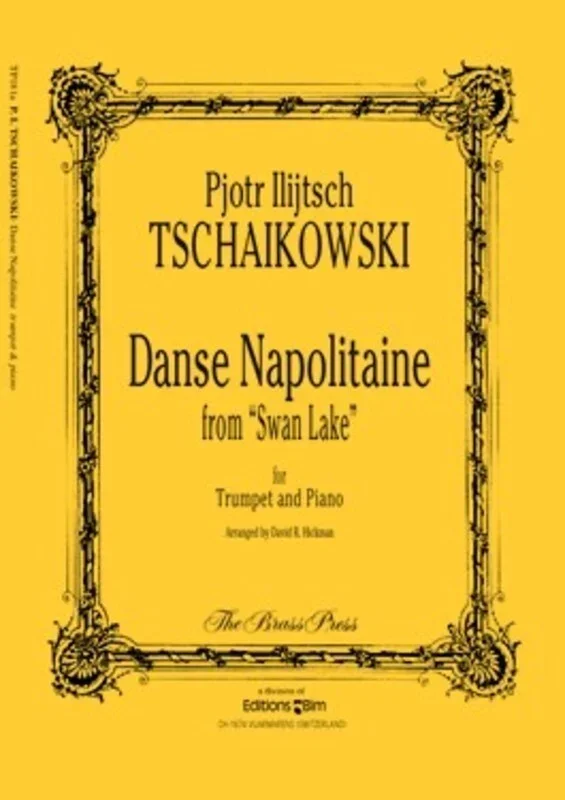 Danse Napolitaine From Swan Lake Trumpet Piano Book