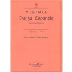 Danza Espanola – Clarinet in A and Piano