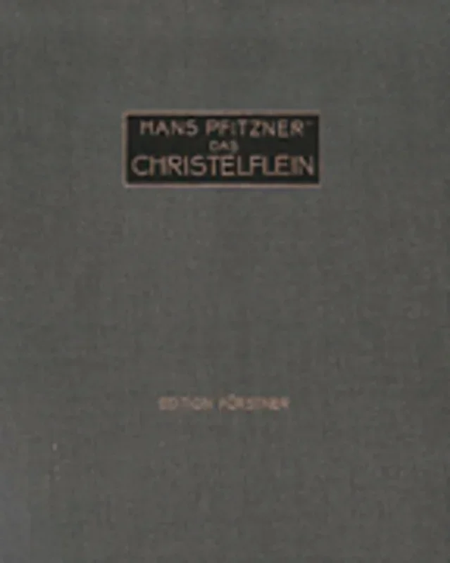 Das Christelflein Op 20 German Text