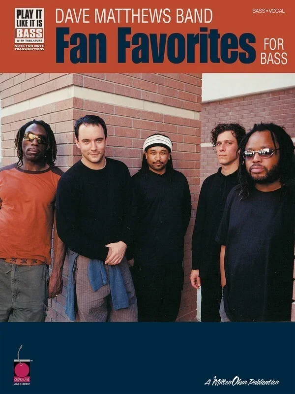 Dave Matthews Band Fan Favorites Bass TAB (Softcover Book)