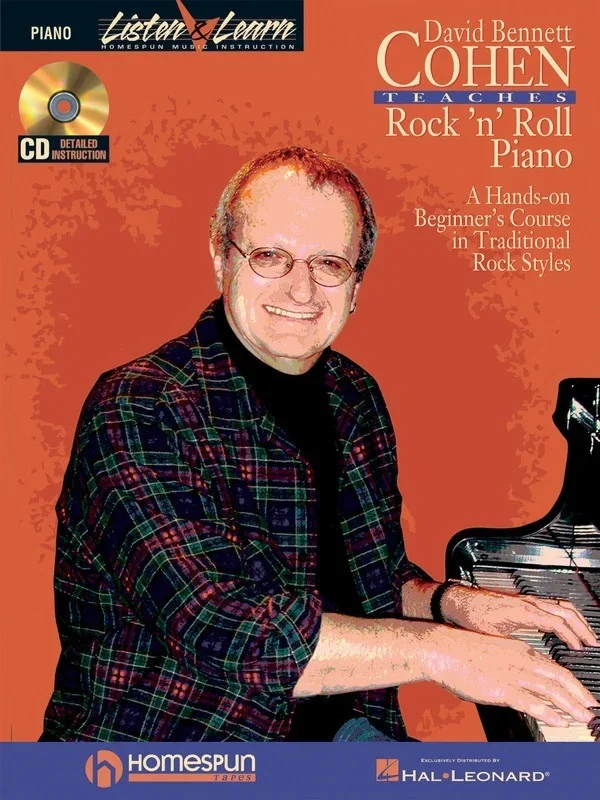 David Bennett Cohen Teaches Rock N Roll Piano Book (Softcover Book/CD)