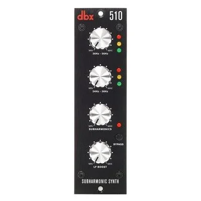 DBX 510 Subharmonic Synthesizer – 500 Series, Waveform Modeled Bass Enhancer for DJ, Theatre, Music Recording, Live Performance