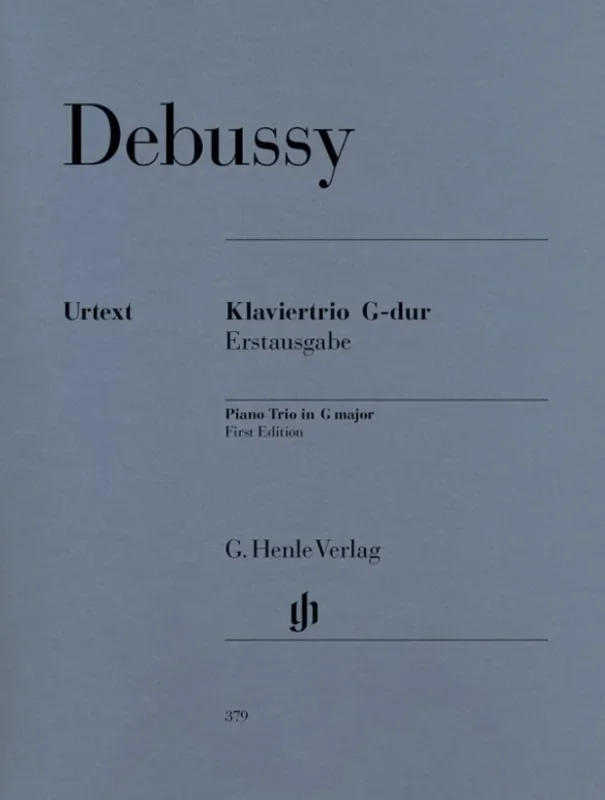 Debussy – Piano Trio In G Major (Set Of Parts) Book