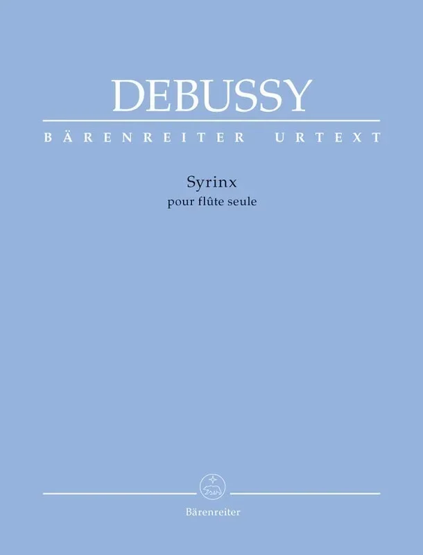 Debussy – Syrinx Flute Solo Urtext (Softcover Book) Urtext Edition Book
