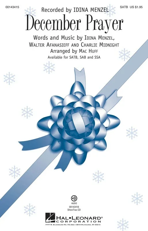 December Prayer ShowTrax CD (CD Only)