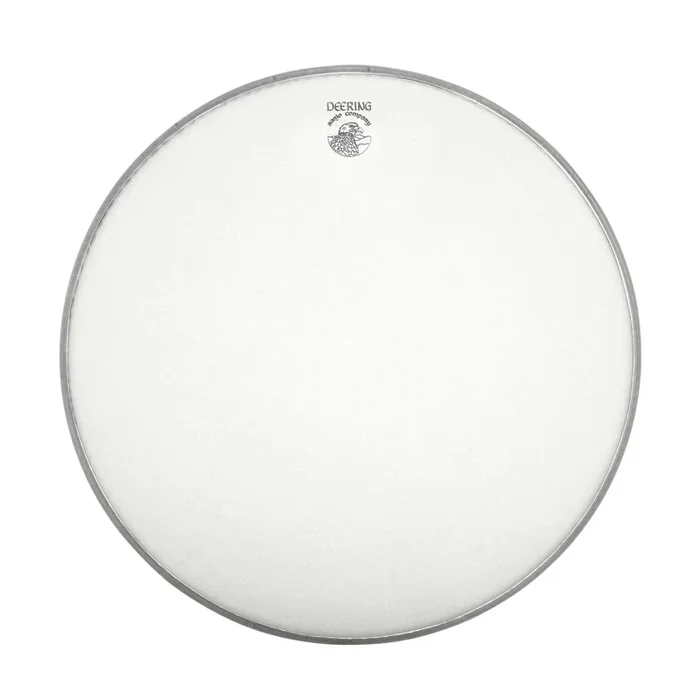 Deering White Top-Frosted Banjo Head, 11″ Medium Crown
