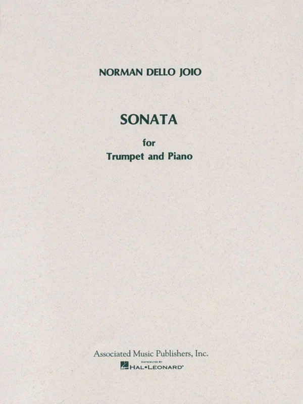 Dello Joio – Sonata For Trumpet/Piano (Softcover Book)