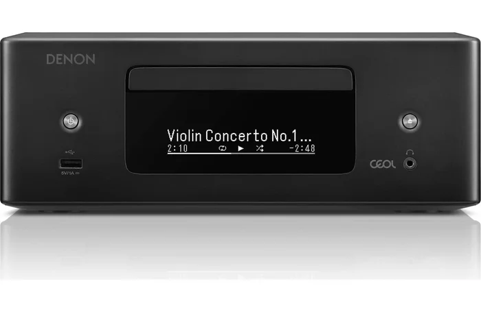 Denon CEOL RCD-N12 Compact Stereo Receiver with Built-In CD Player, Tuner, Bluetooth, Apple AirPlay 2, and HEOS Streaming