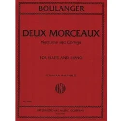 Deux Morceaux: Nocturne and Cortege – Flute and Piano