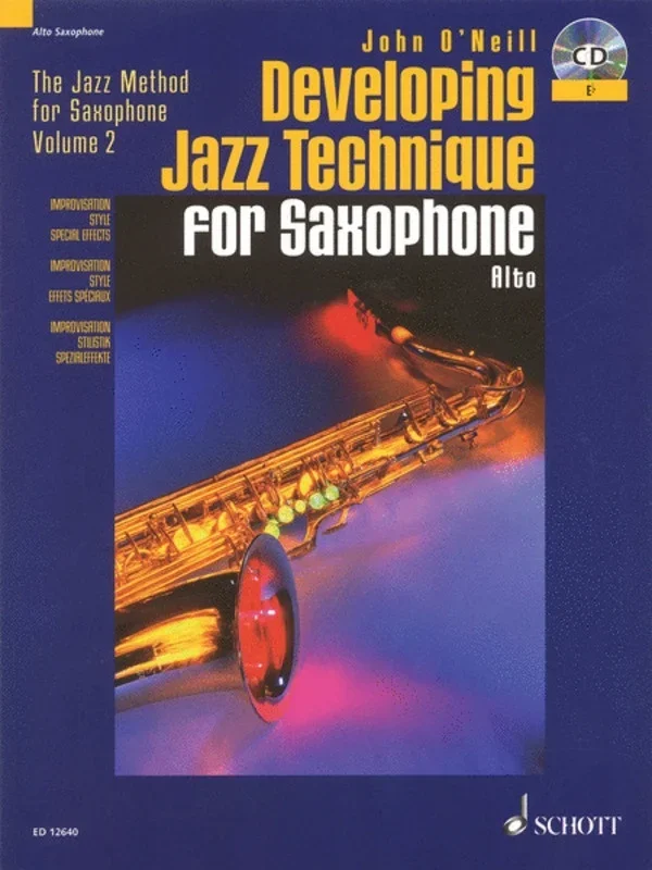 Developing Jazz Technique For Alto Sax Book/CD Book