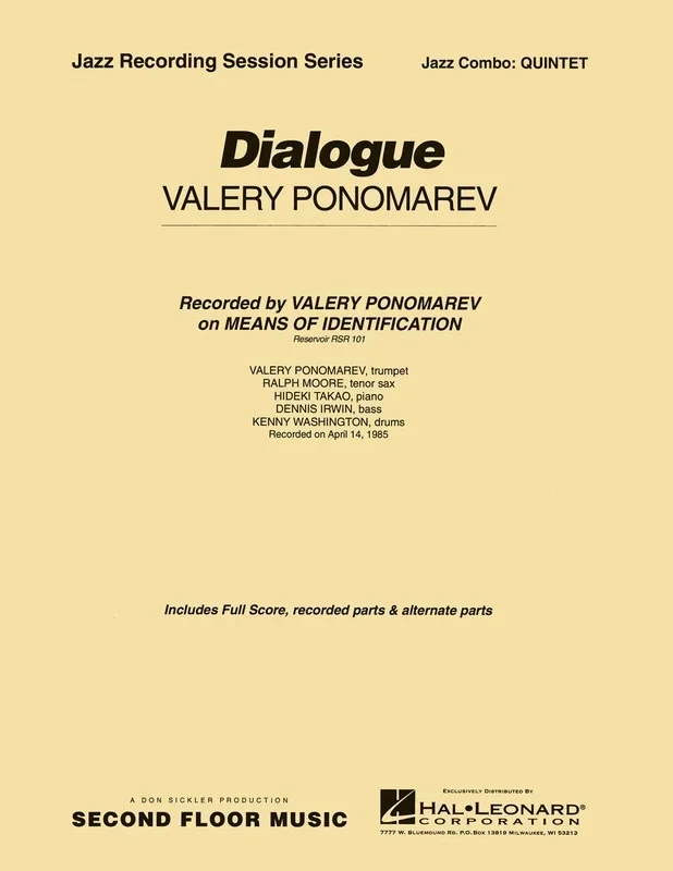 Dialogue Quintet Sfm4-5 (Music Score/Parts)