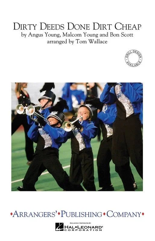 Dirty Deeds Done Dirt Cheap Marching Band 3 Score/Parts