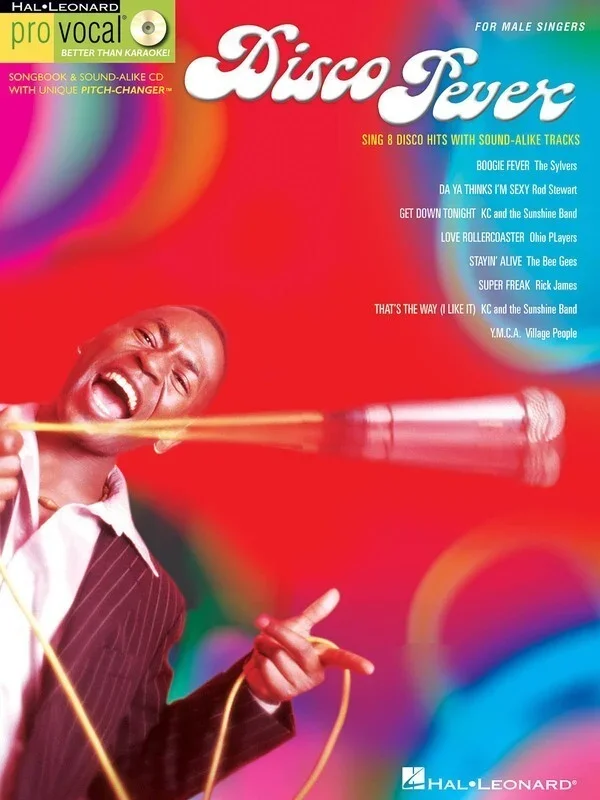 Disco Fever Pro Vocal Men V7 Book/CD (Softcover Book/CD)
