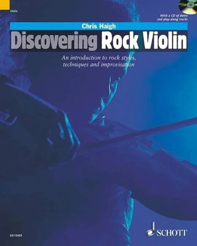 Discovering Rock Violin Softcover Book/CD