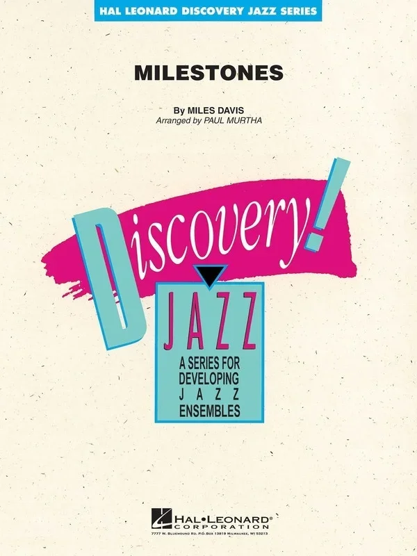 Discovery Jazz Ensemble – Milestones (Miles Davis) 1-2 (Music Score/Parts)