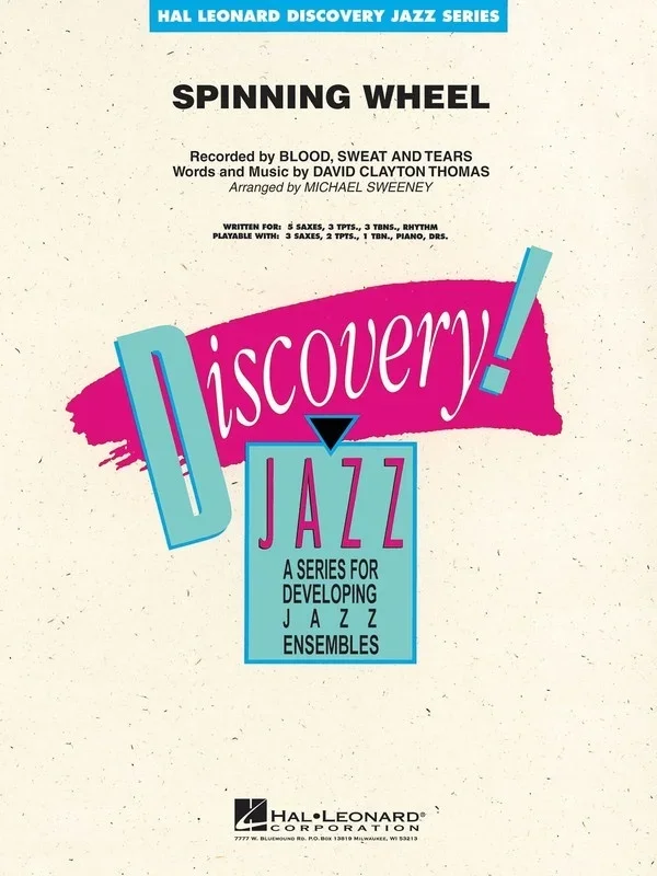 Discovery Jazz Ensemble – Spinning Wheel 1.5 (Music Score/Parts)