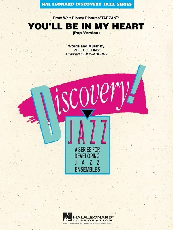 Discovery Jazz Ensemble – You’ll Be In My Heart 1.5 (Music Score/Parts/CD)