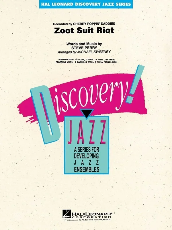 Discovery Jazz Ensemble – Zoot Suit Riot 1.5 (Music Score/Parts/CD)