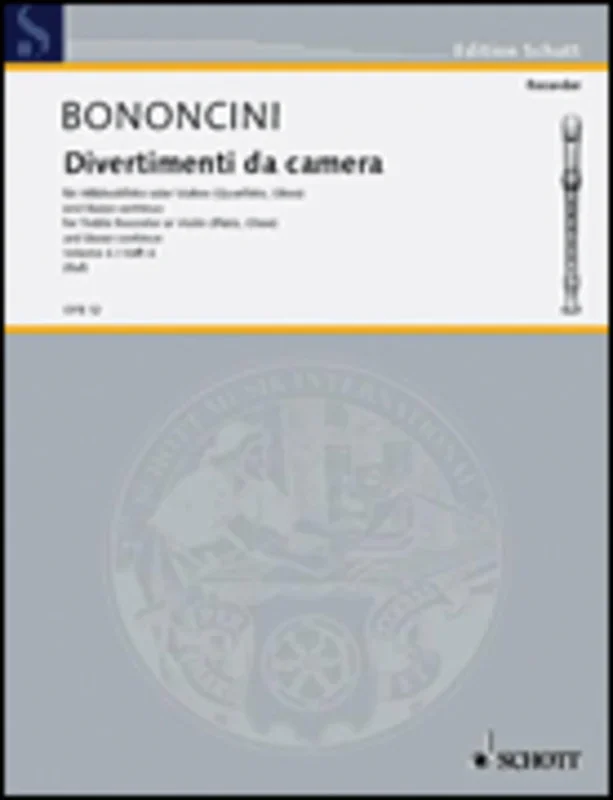 Divertimenti Da Camera Book 4 Tre Piano Book