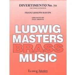 Divertimento No. 70 – Euphonium Trio (or other B.C. Instrument)