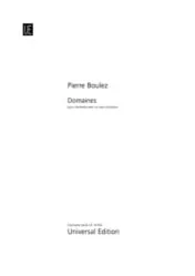 Domaines – Clarinet Unaccompanied