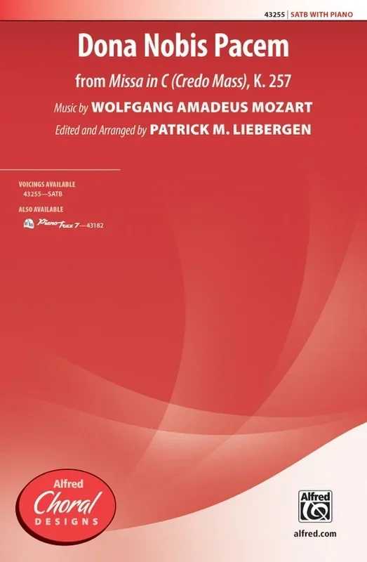 Dona Nobis Pacem Miss In C K257 SATB