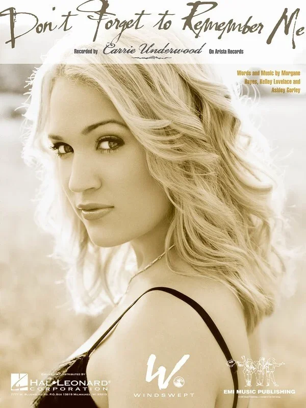 Dont Forget To Remember Me PVG S/S (Sheet Music)