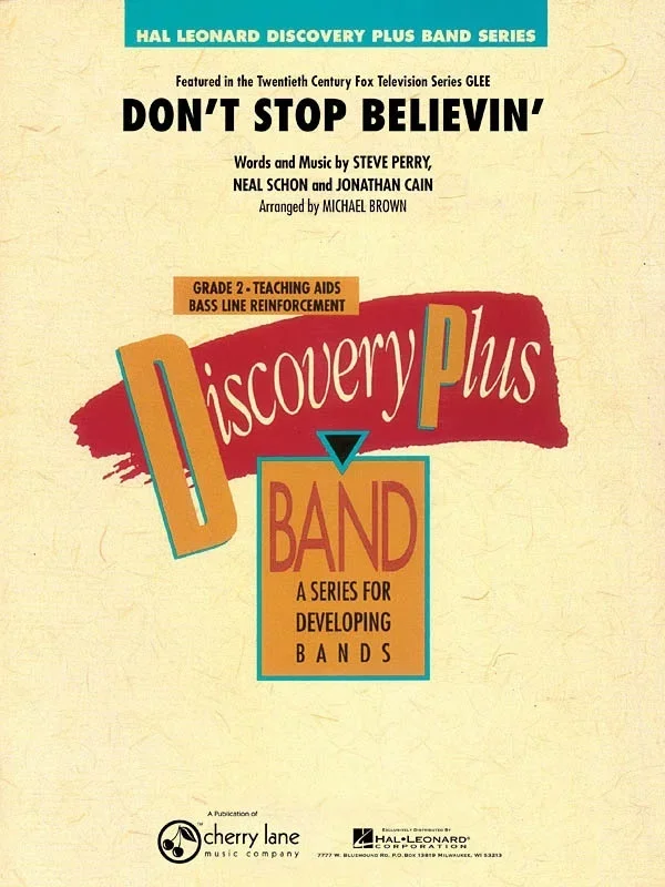 Dont Stop Believin Discovery Plus Concert Band 2 (Music Score/Parts)