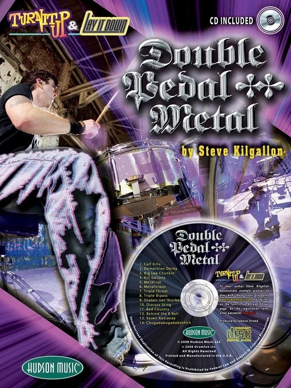 Double Pedal Metal Turn It Up Lay It Down Book/CD (Softcover Book/CD)