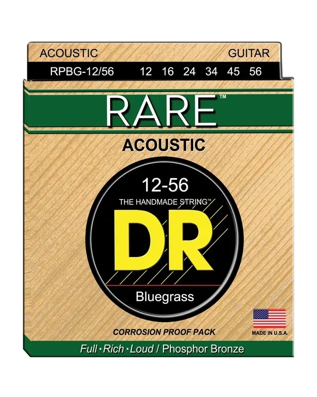DR RPBG12/56 Rare Phosphor Bronze 6-String Acoustic Guitar Set