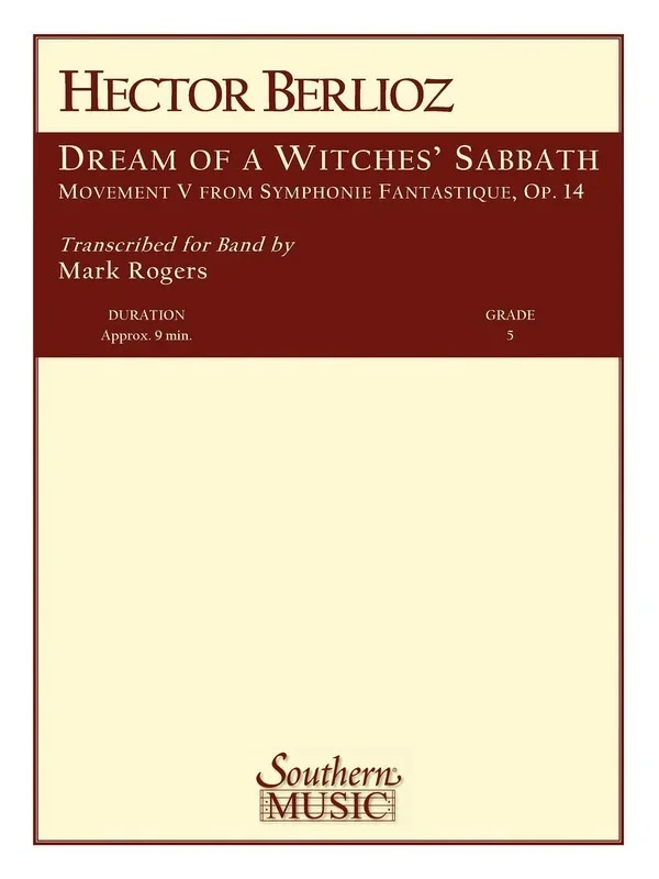 Dream Of A Witches SABbath Arr Rogers Concert Band Score/Parts