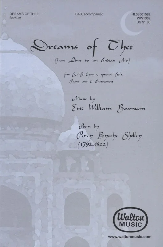 Dreams Of Thee SAB (Octavo)