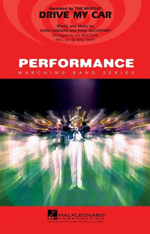 Drive My Car Marching Band 4 Score/Parts