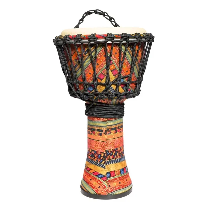 Drumfire 8″ Synthetic Head Rope Djembe (Multicolour)
