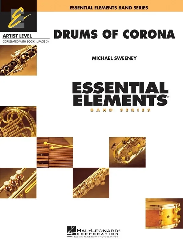 Drums Of Corona Eeart Concert Band 1.5 (Pod) (Music Score/Parts)