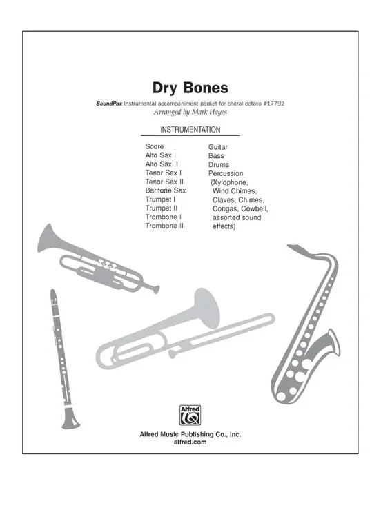 Dry Bones Soundpax Instrumental Parts